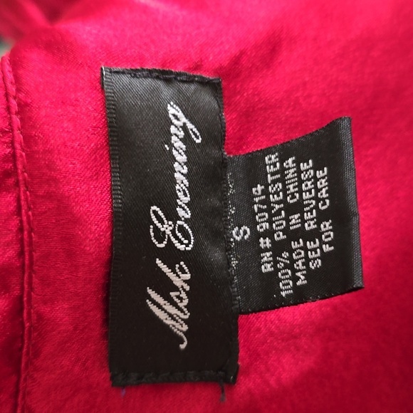 Msk Evenings Rusched Red Sparkle Sequin Stretchy Jacket Small - Picture 10 of 10